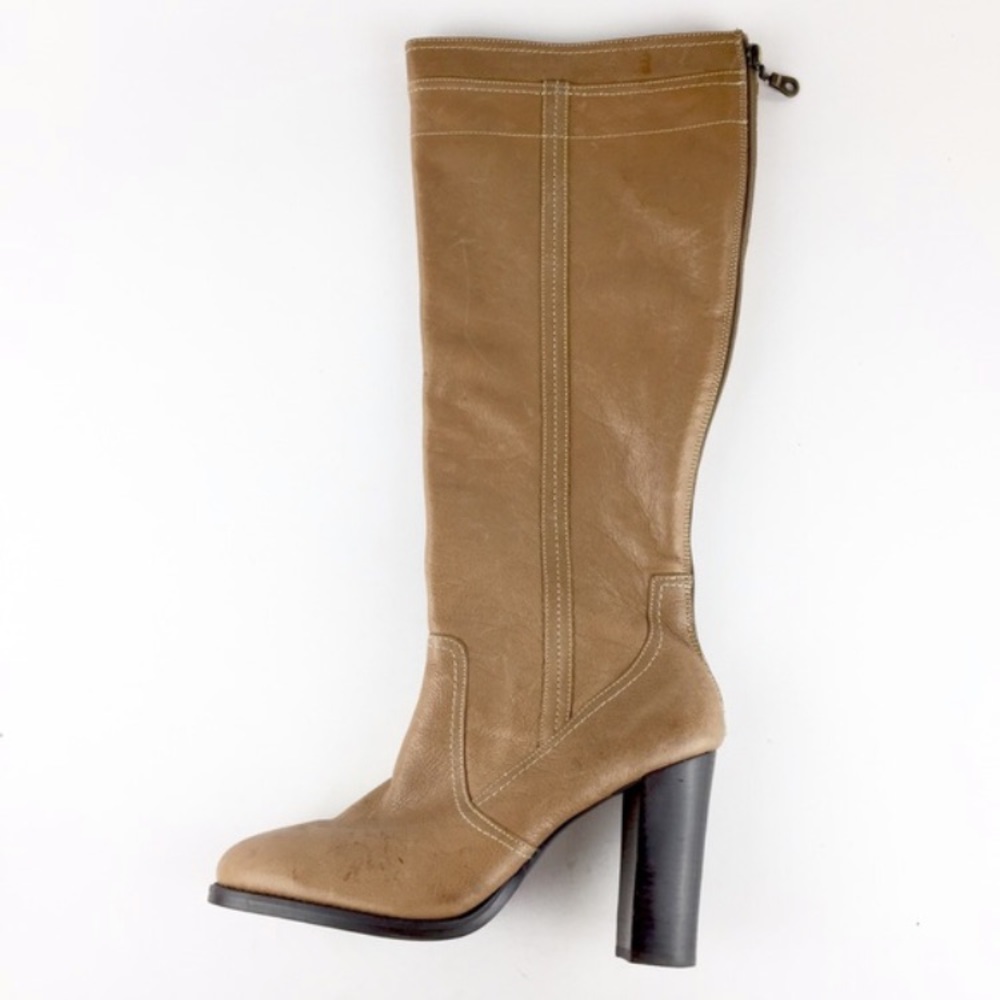 Adrienne Vittadini tall camel boots